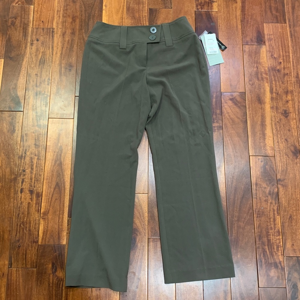 NWT Larry Levine T.J.Maxx brown pants